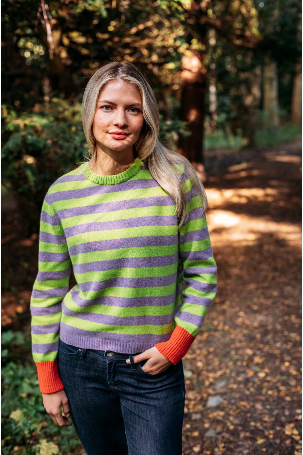 Eribe Knitwear Stobo Fairisle Sweater in Luscious