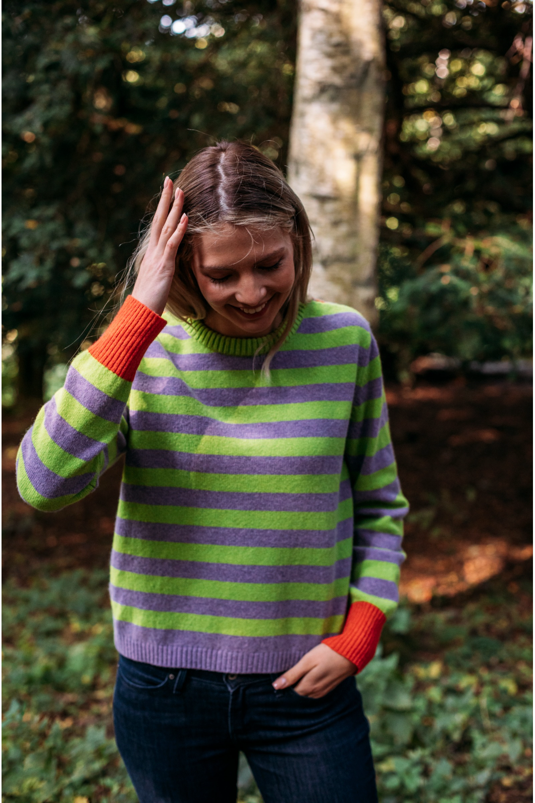 Eribe Knitwear Stobo Fairisle Sweater in Luscious