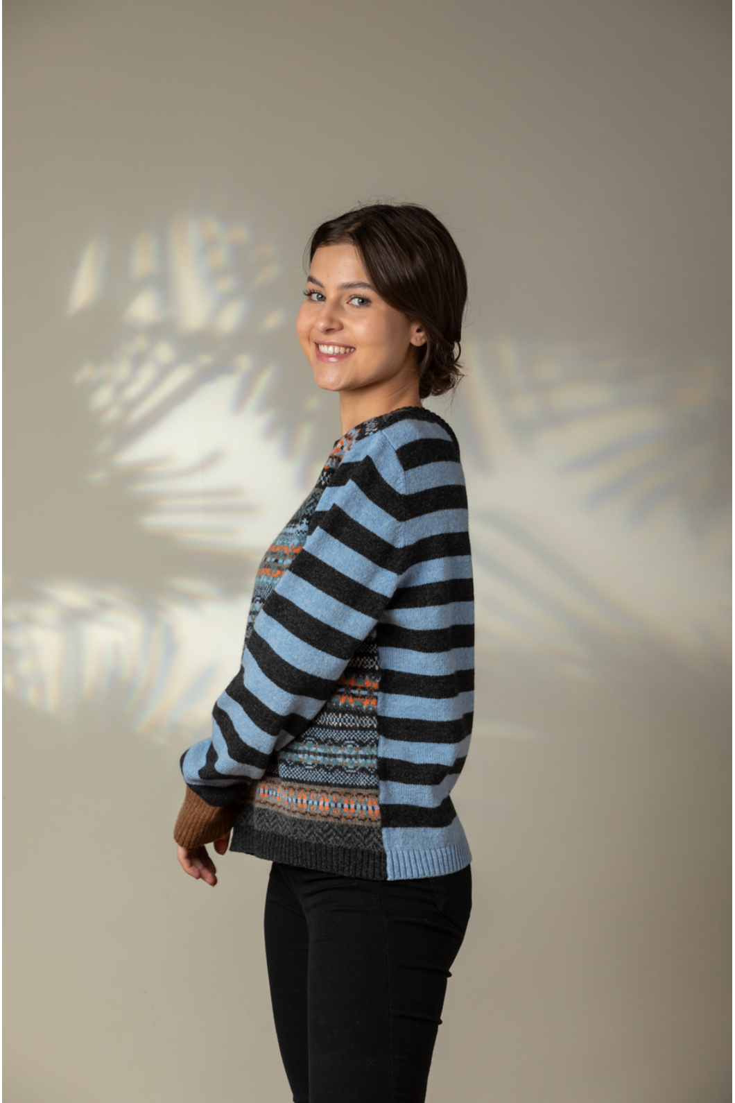 Eribe Knitwear Stobo Fairisle Sweater in Phoebe