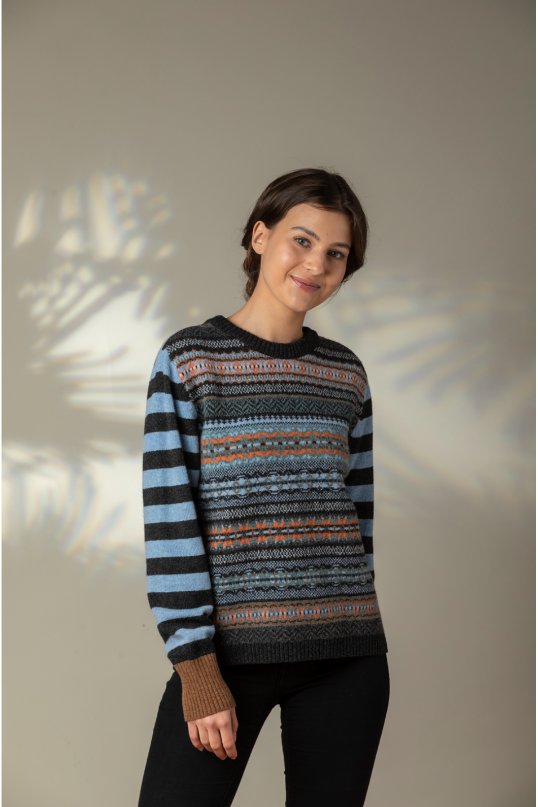 Eribe Knitwear Stobo Fairisle Sweater in Phoebe