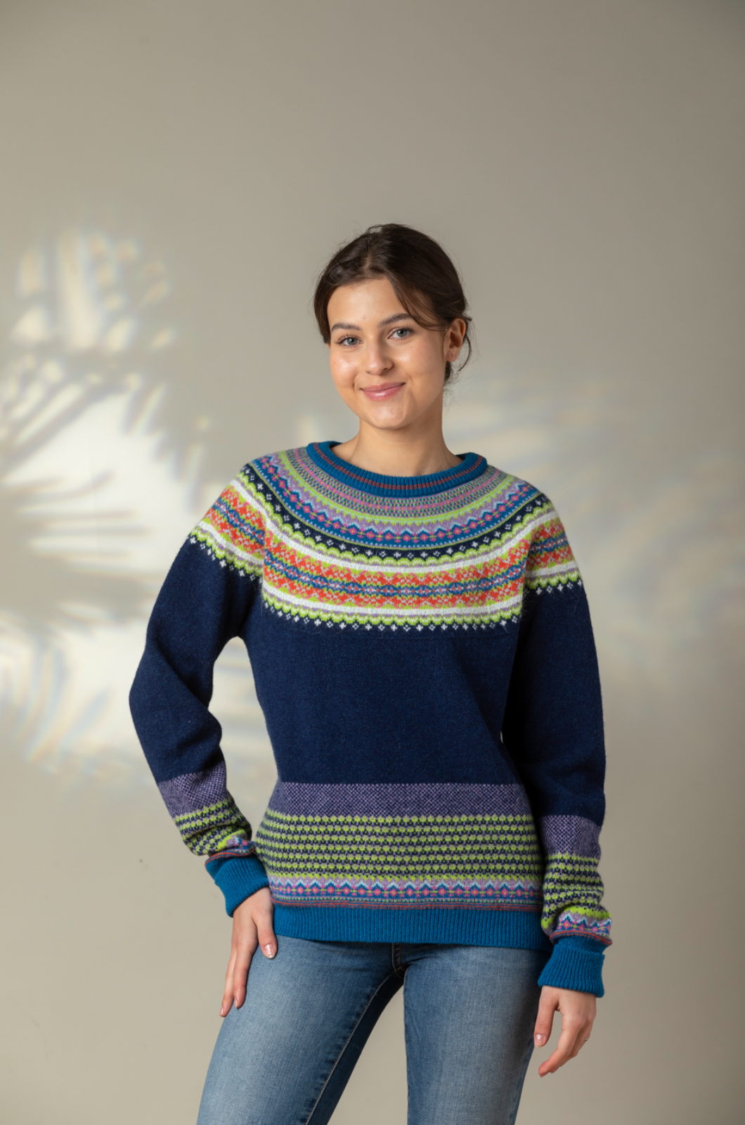 Eribe Knitwear Alpine Sweater in Aurora