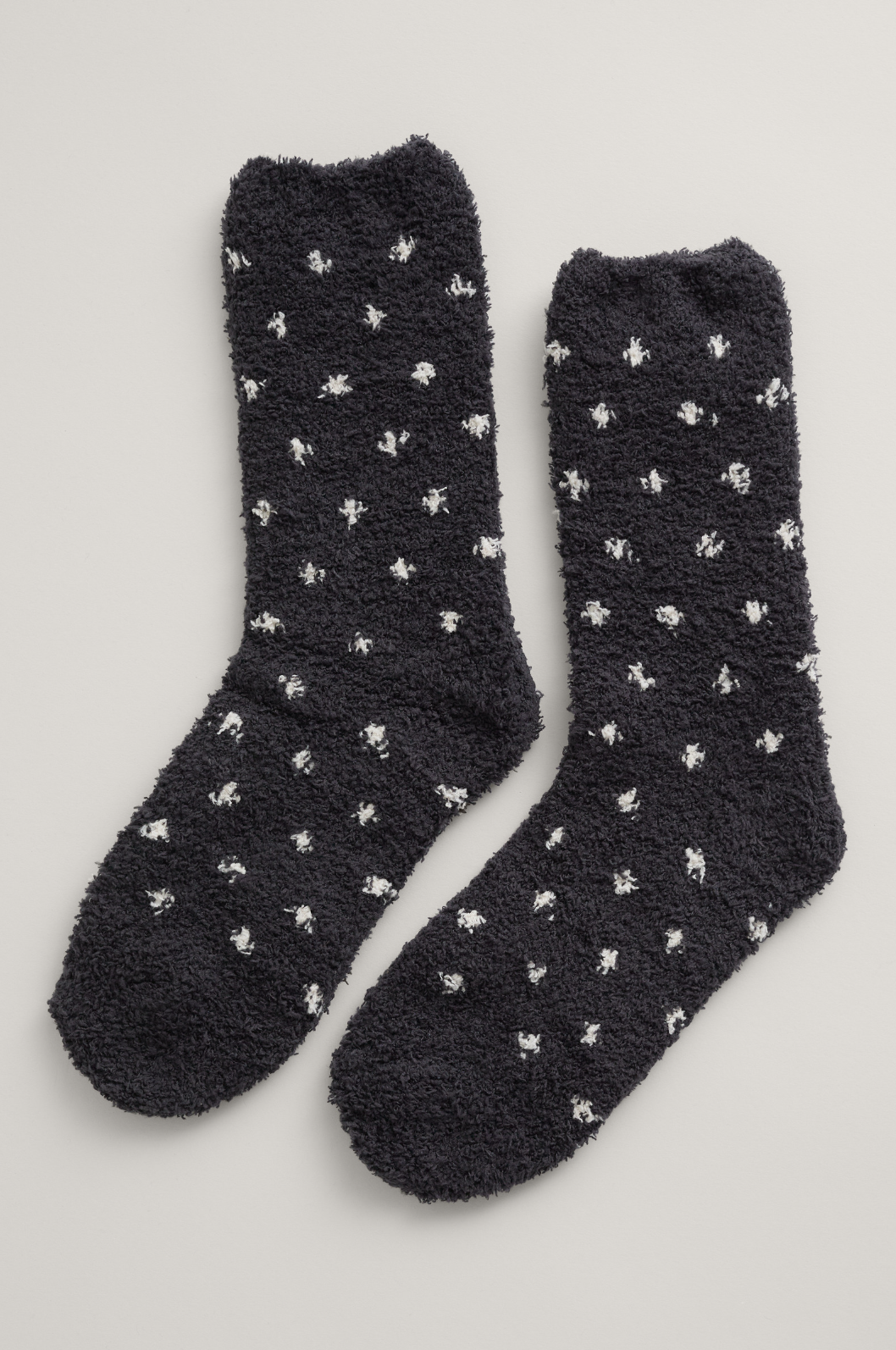 Seasalt Single Fluffies Box Sock in Confetti Onyx