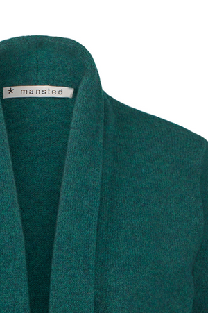 Mansted Denmark Mitty Coatigan in Cold Green