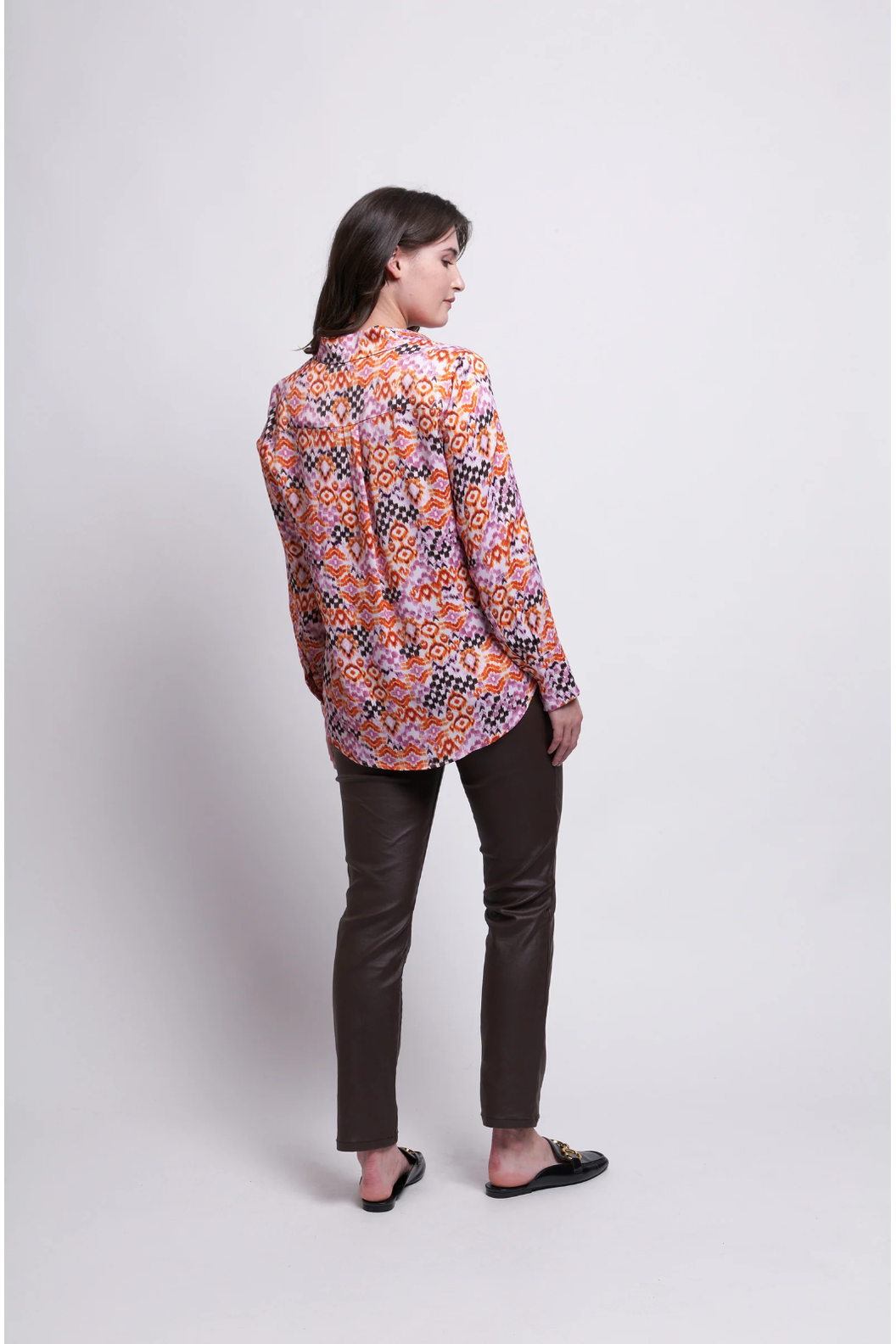 Foil Hollywood Jean in Chocolate