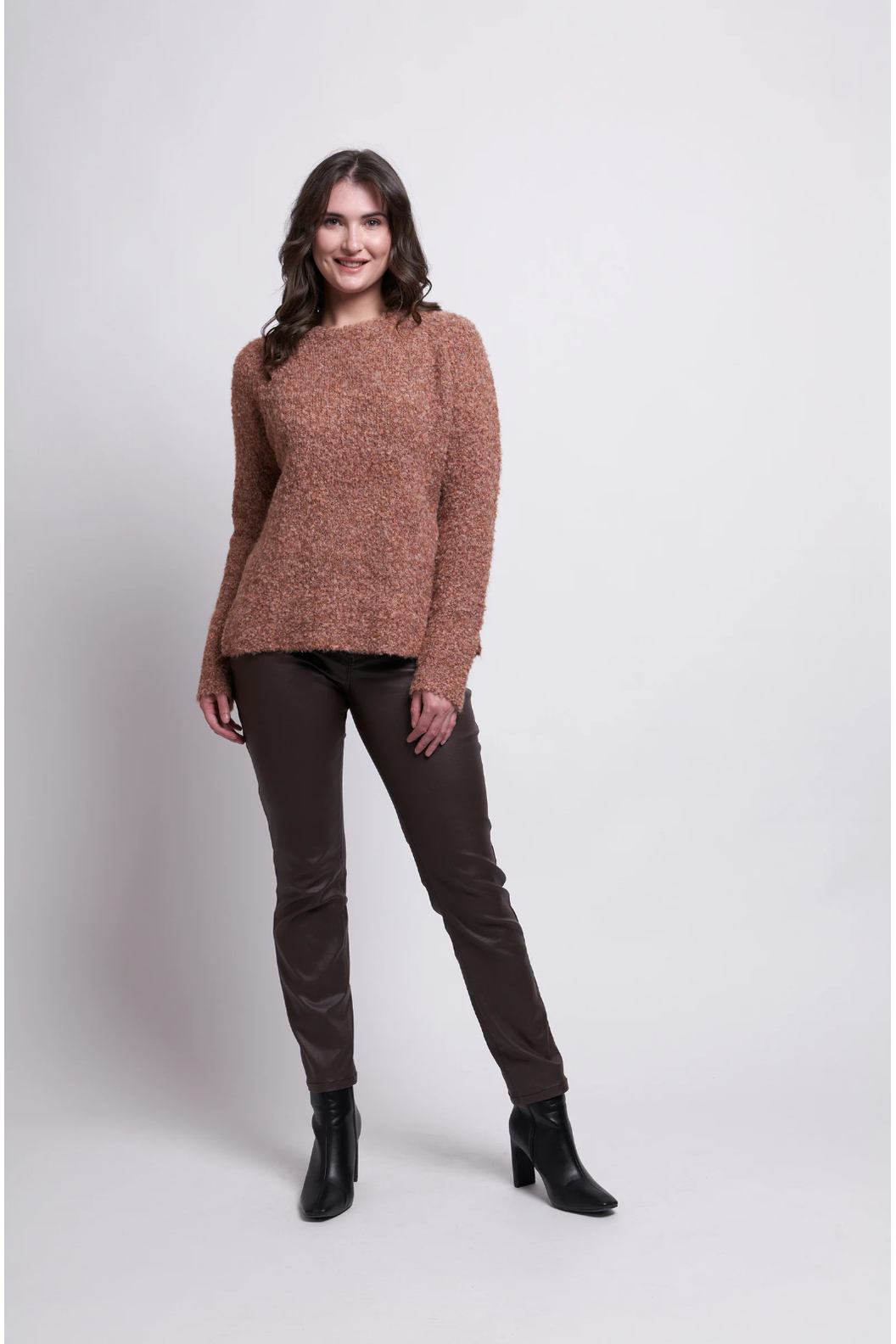 Foil Hollywood Jean in Chocolate