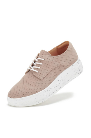 Rollie Derby City Pin Punch Taupe Suede