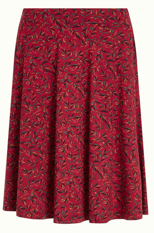 King Louie Serena Skirt Vinti in Cherry Red