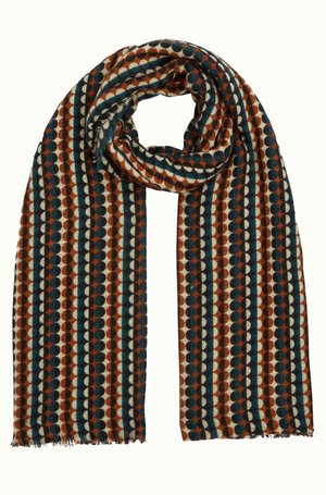King Louie Scarf Quincy in Spicy Brown