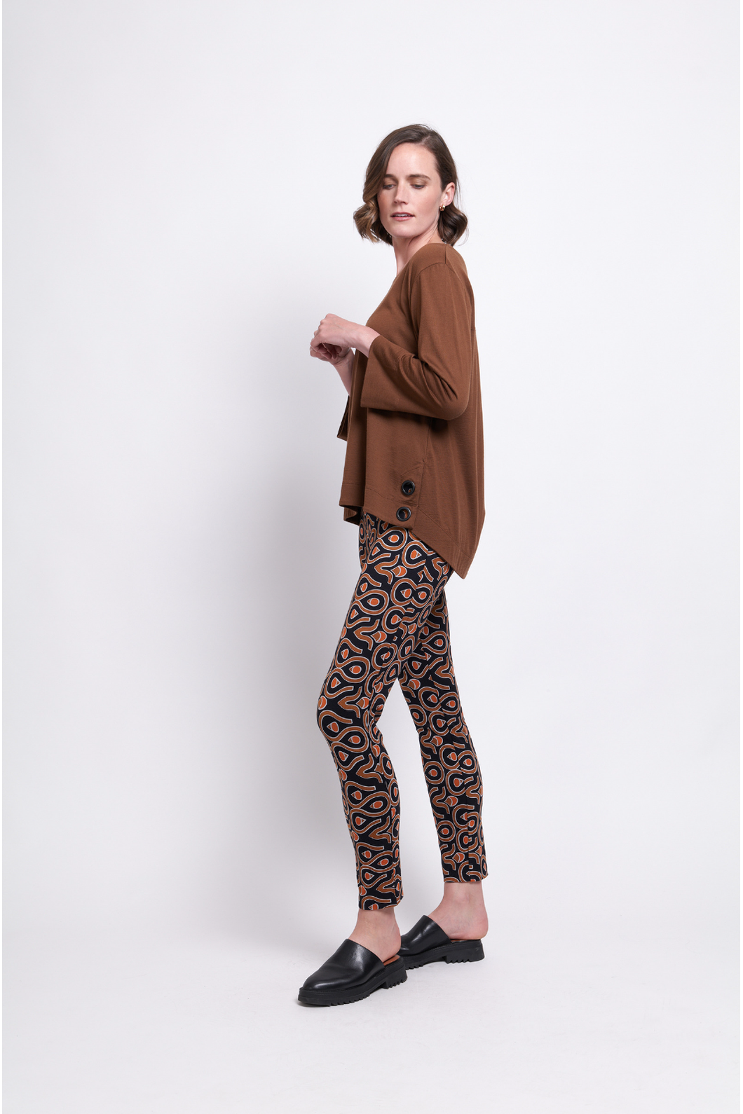 Foil Pic Of Bunch Skinny Pant in Icon Print