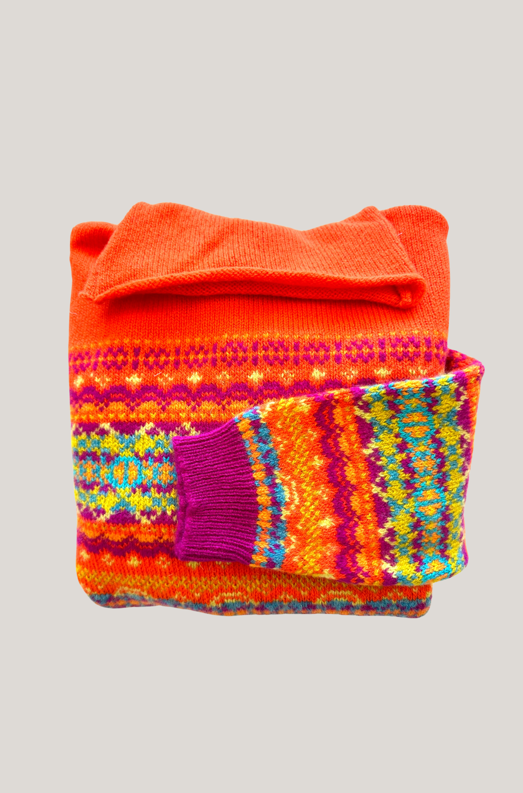 Eribe Knitwear Kinross High Neck Sweater in Beltnae