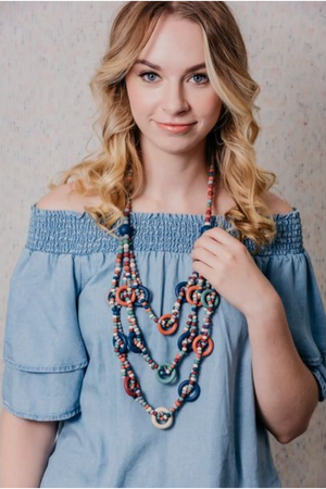 Enhance Accessories Tahiti Necklace in Mix