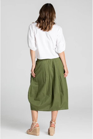 Boom Shankar Khaki Basic Plain Guru Skirt