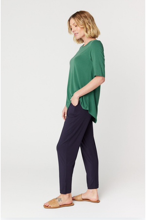 Tani Elbow sleeve swing top in Pine