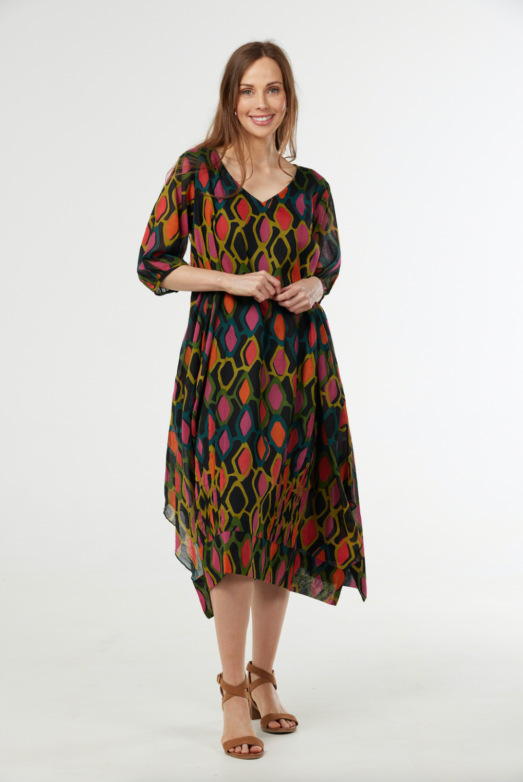 Au Hasard D'un Voyage Cotton San Marino Dress