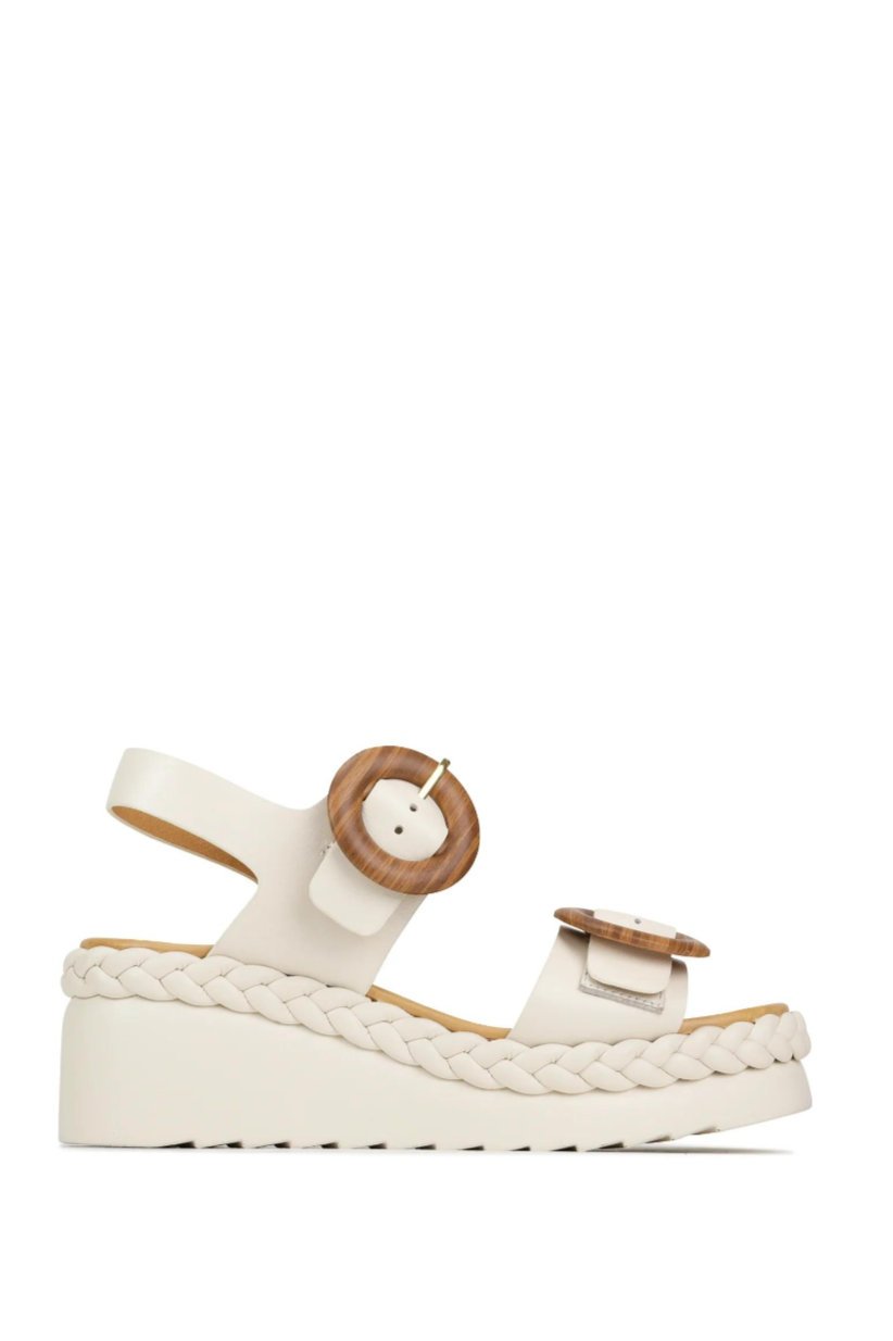 EOS Footwear Menorca Sandals in Bone