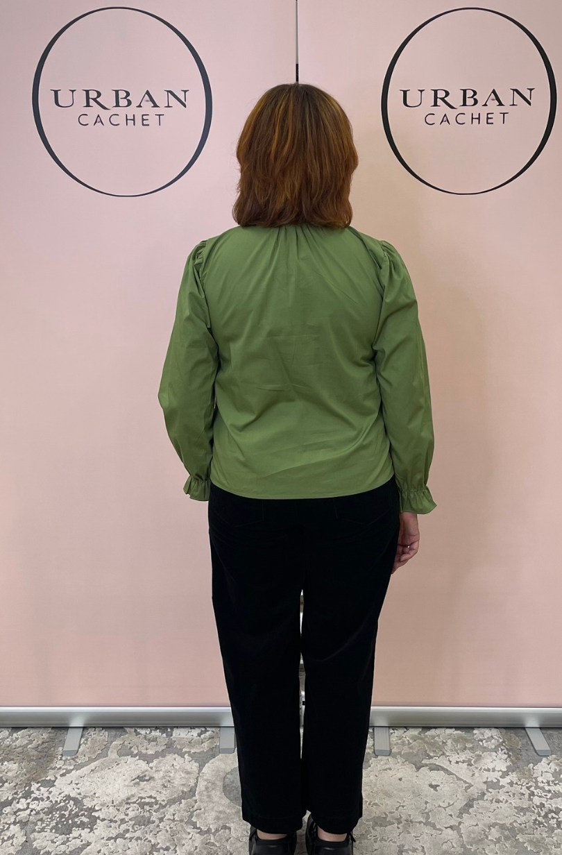 Maude Vivante Rory Blouse in Olive