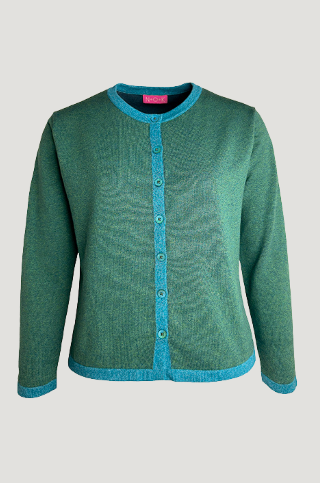 N.O.K Nature Of Knitting NOA Cardigan in Emerald