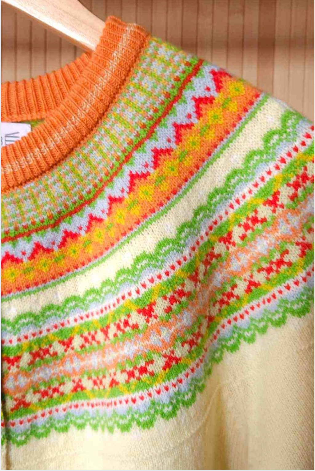 Eribe Knitwear Alpine Short Cardigan in Limoncello