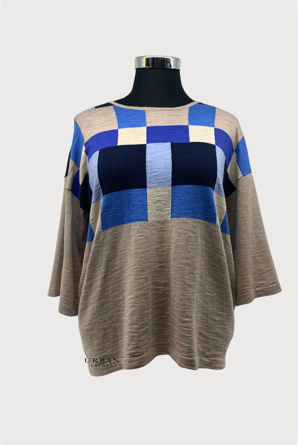 Mansted Denmark Chianti Slub Squared Away Crew in Sky