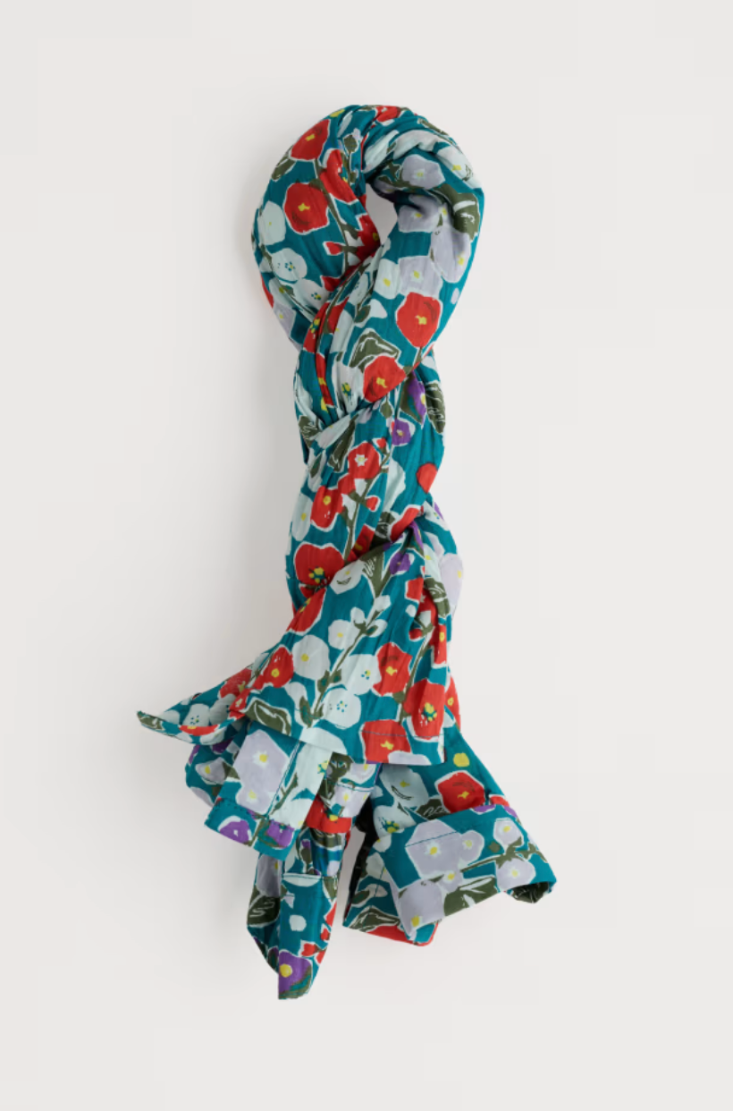 Seasalt Cornwall Larissa Shirt in Wild Hollyhock Dark Drift