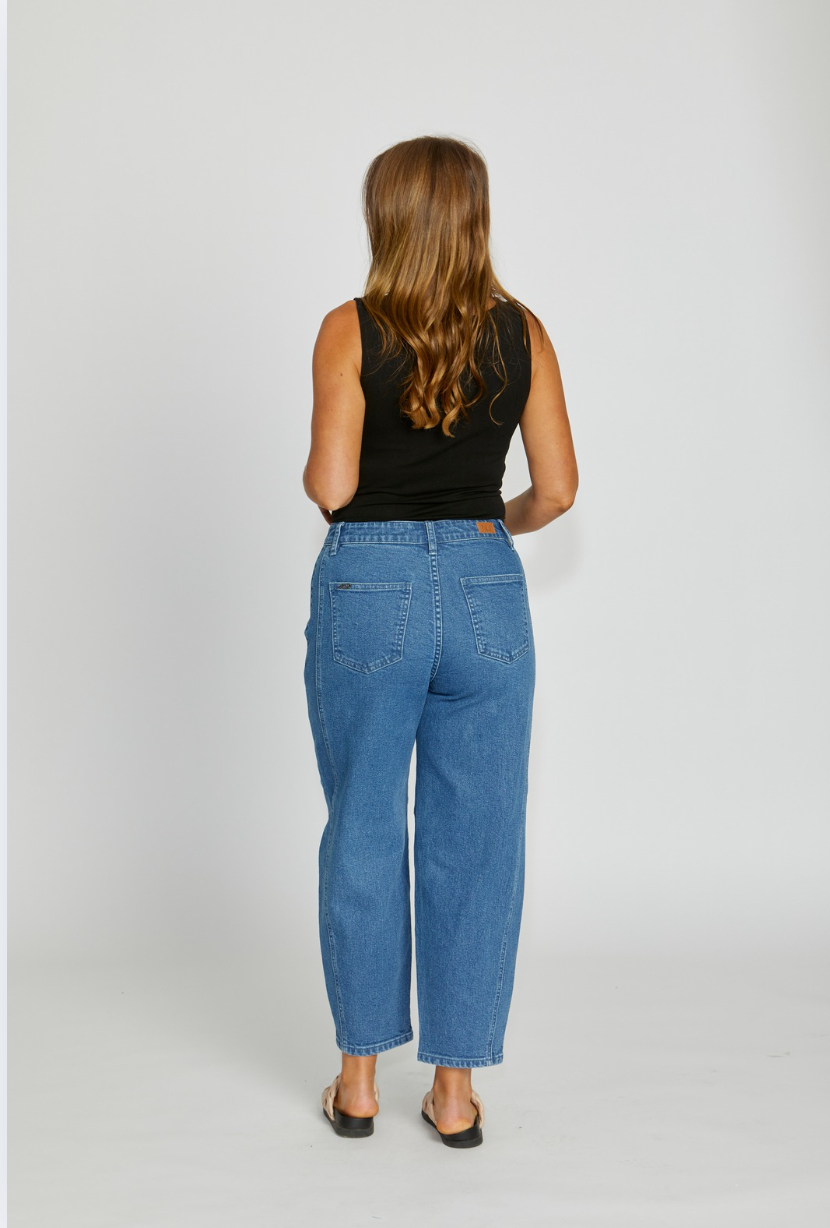 New London Jeans Truro Barrel Jean in Denim