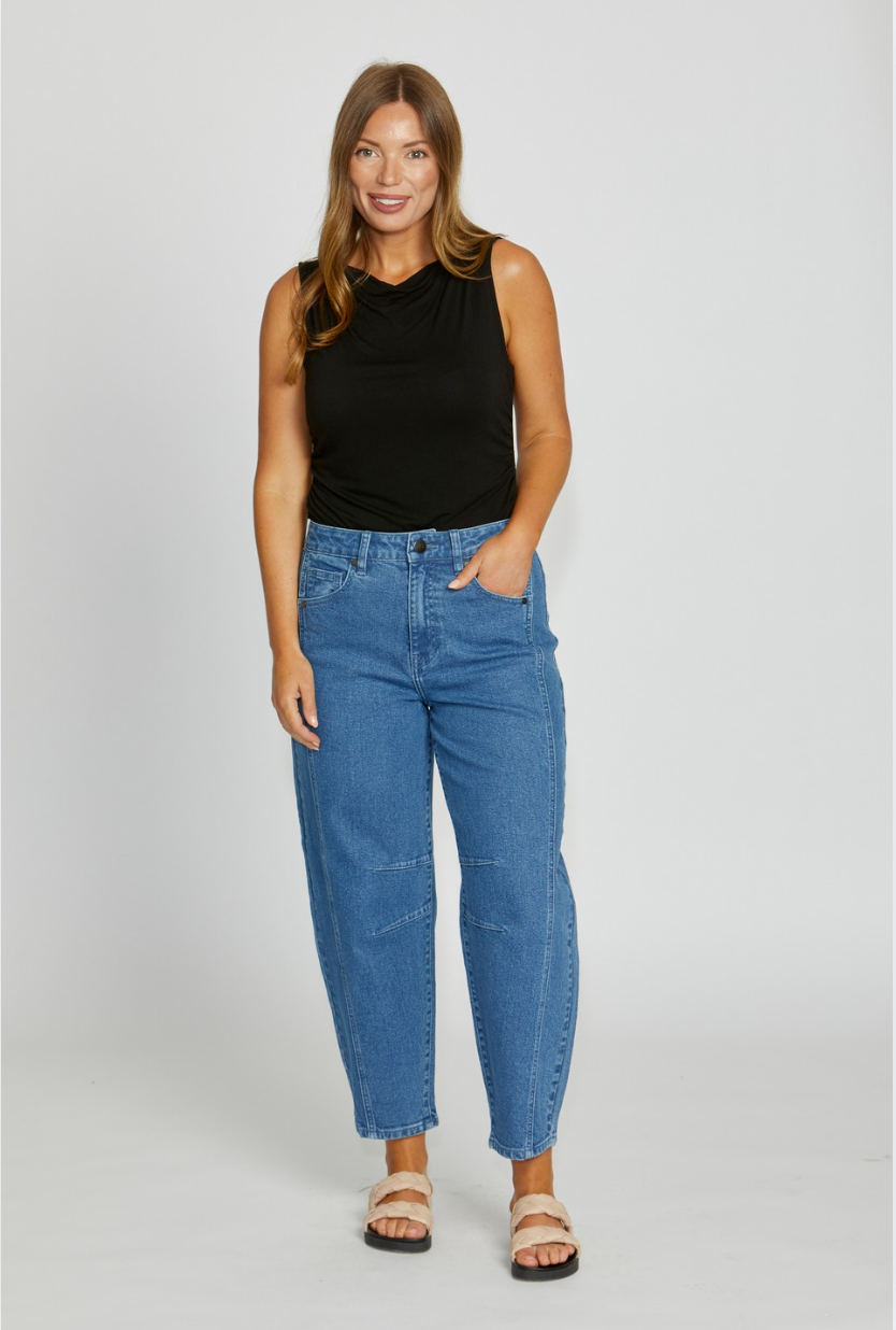 New London Jeans Truro Barrel Jean in Denim