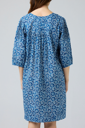 CAKE Sally Dress in Blue Circle