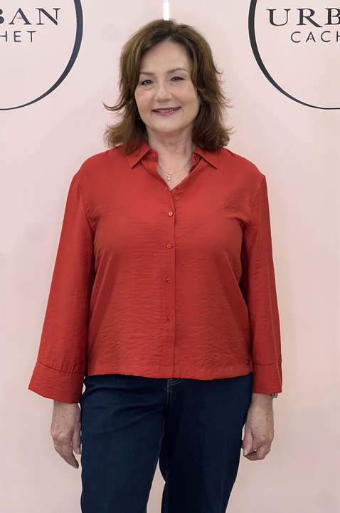 Surkana Collard shirt in Tile