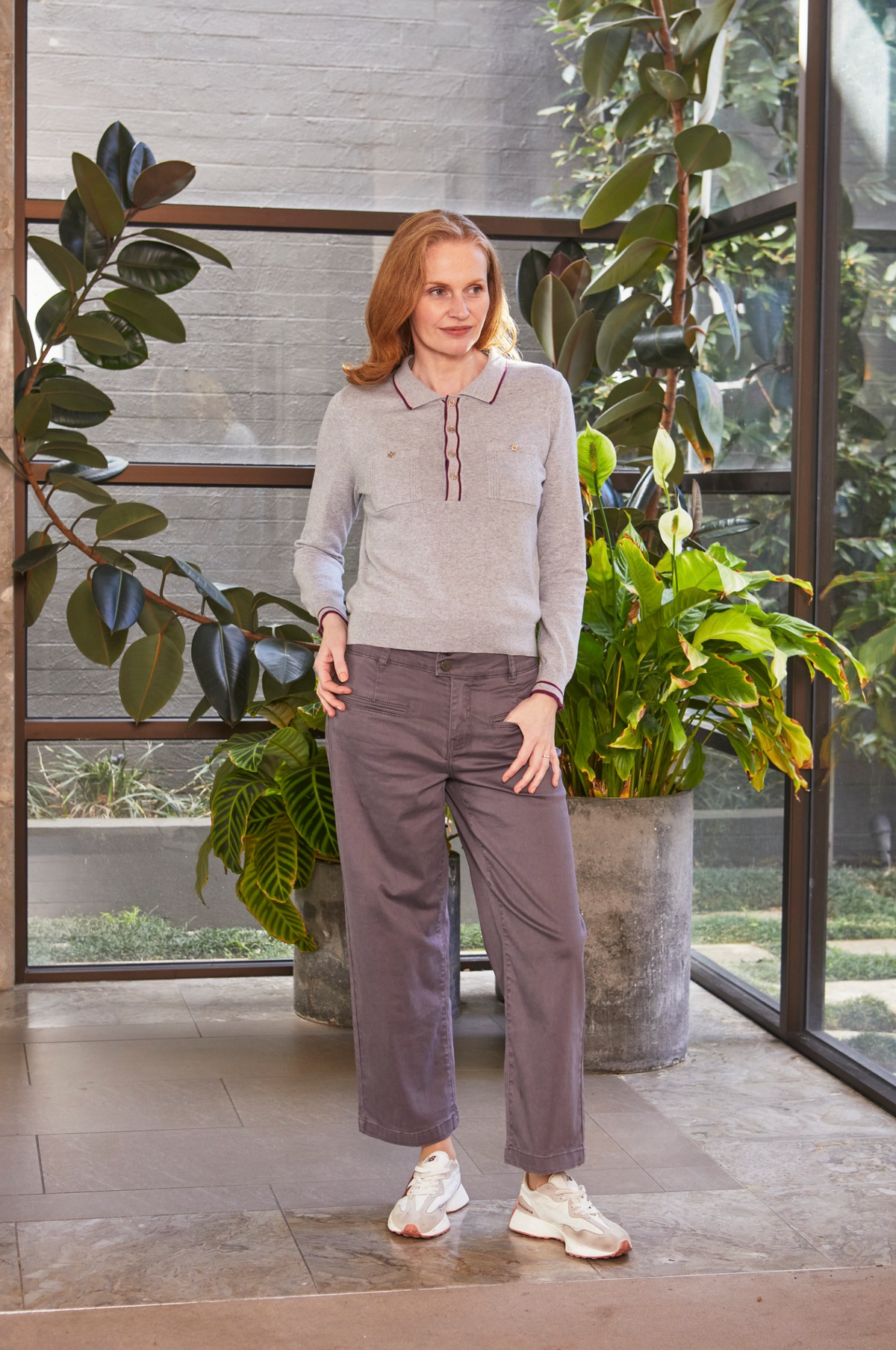 New London Jeans Christow Loose Leg Crop in Astro