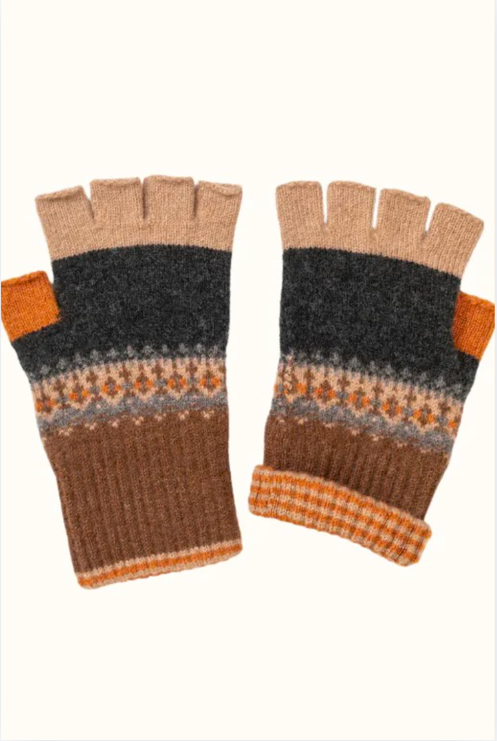 Eribe Knitwear Saint Alloa Fingerless Gloves in Winter