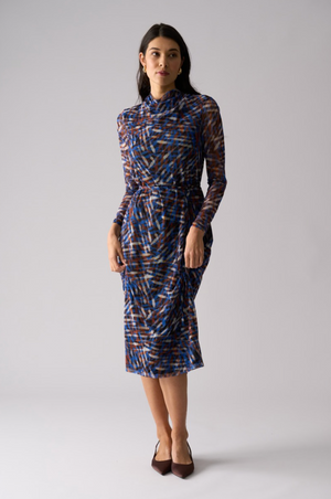 Foil Sheer Fun Dress in Elemental