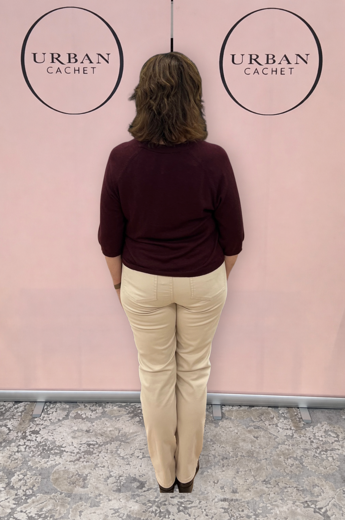 Humidity Grace Top in Merlot