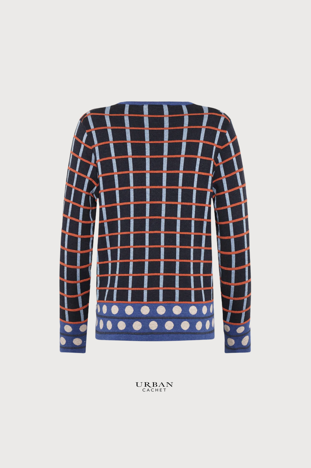 Mansted Oda Eco Box & Balls Sweater in Midnight