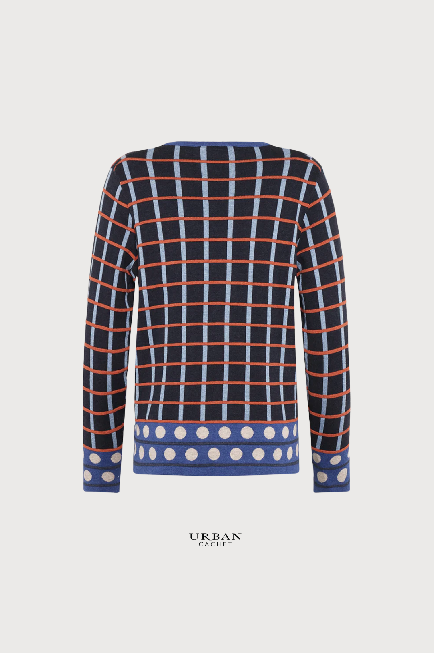 Mansted Oda Eco Box & Balls Sweater in Midnight