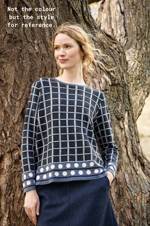 Mansted Oda Eco Box & Balls Sweater in Dark Green