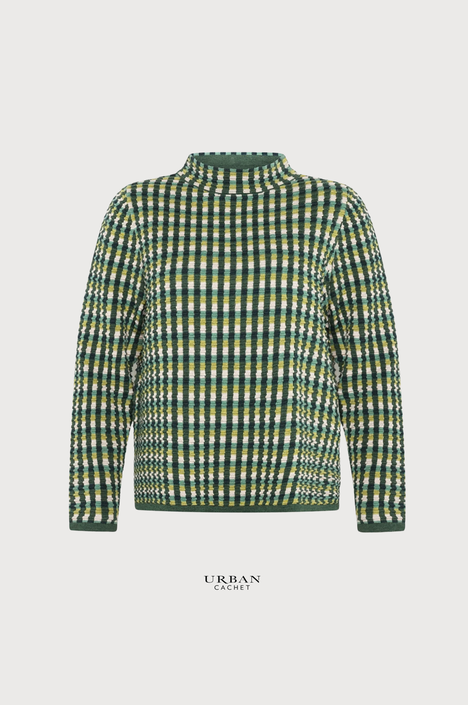 Mansted Denmark Eden Ripple Check Funnel in Dark Green
