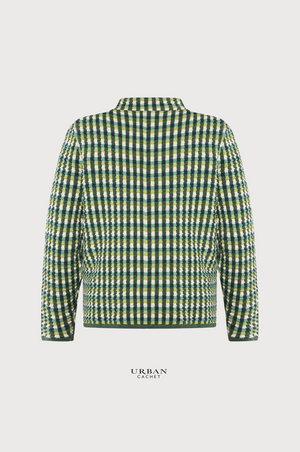 Mansted Denmark Eden Ripple Check Funnel in Dark Green