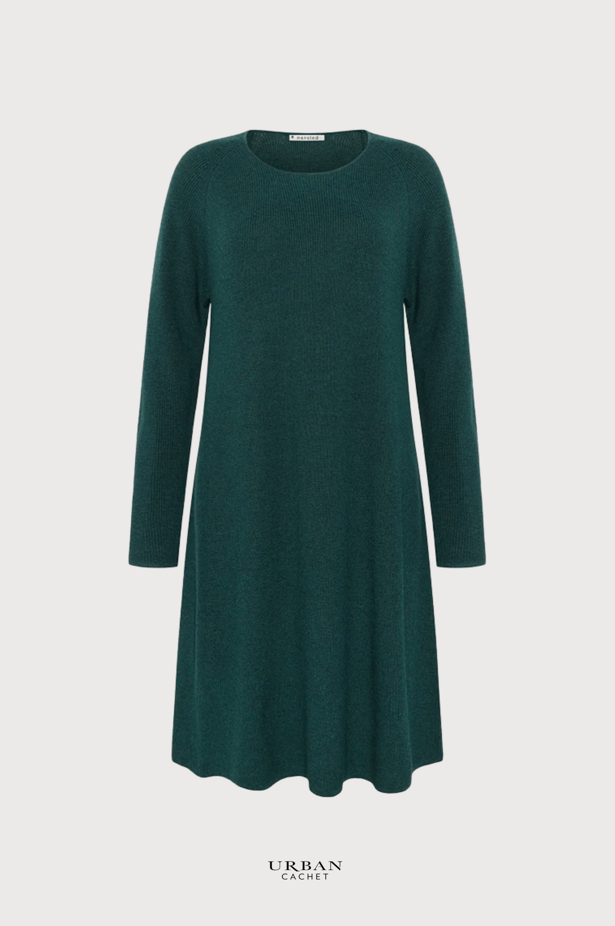 Mansted Denmark Nevada Eco A-Line Dress in Cold Green
