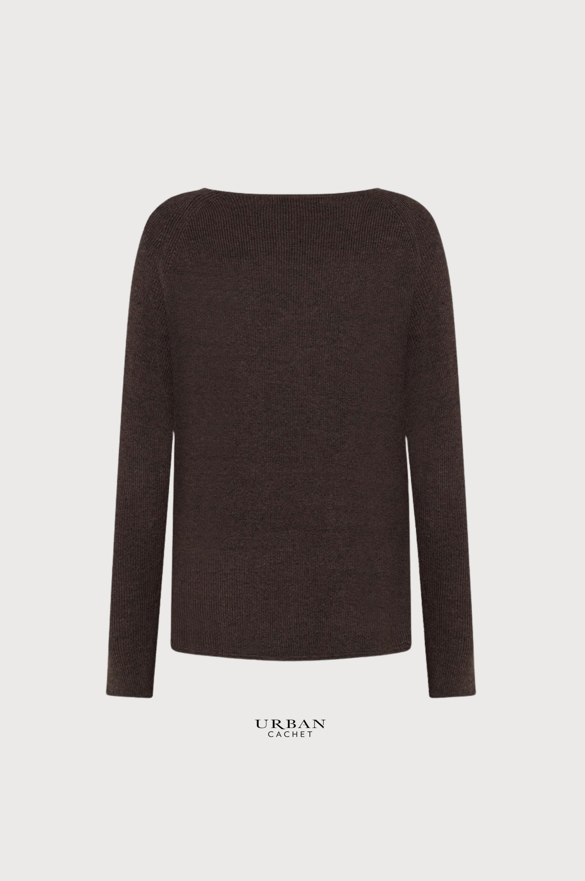 Mansted Denmark Nectarine Eco Crew in Dark Brown