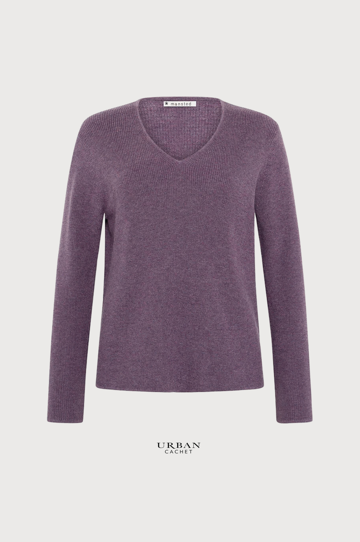 Mansted Denmark Nerida Eco Vee Top in Berry