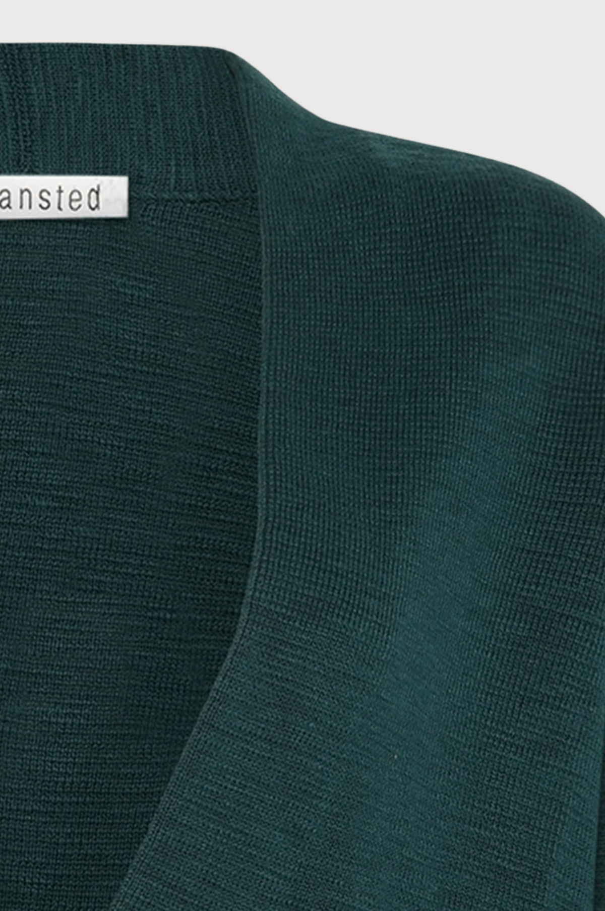 Mansted Denmark Laura Slub Cardi in Cold Green