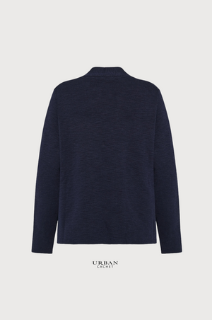 Mansted Denmark Laura Slub Cardi in Black