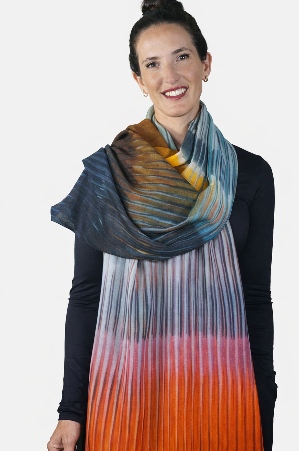 Tradition Textiles Wool Accordion Scarf