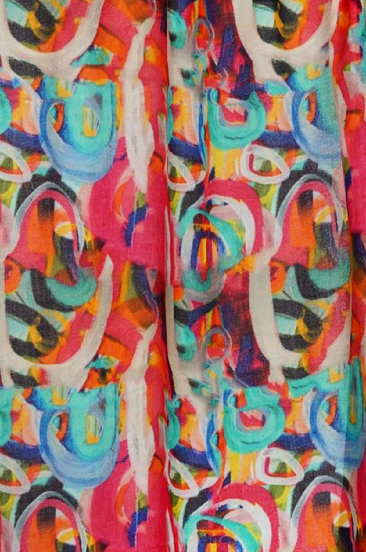 Tradition Textiles Wool Fluro Chains Scarf