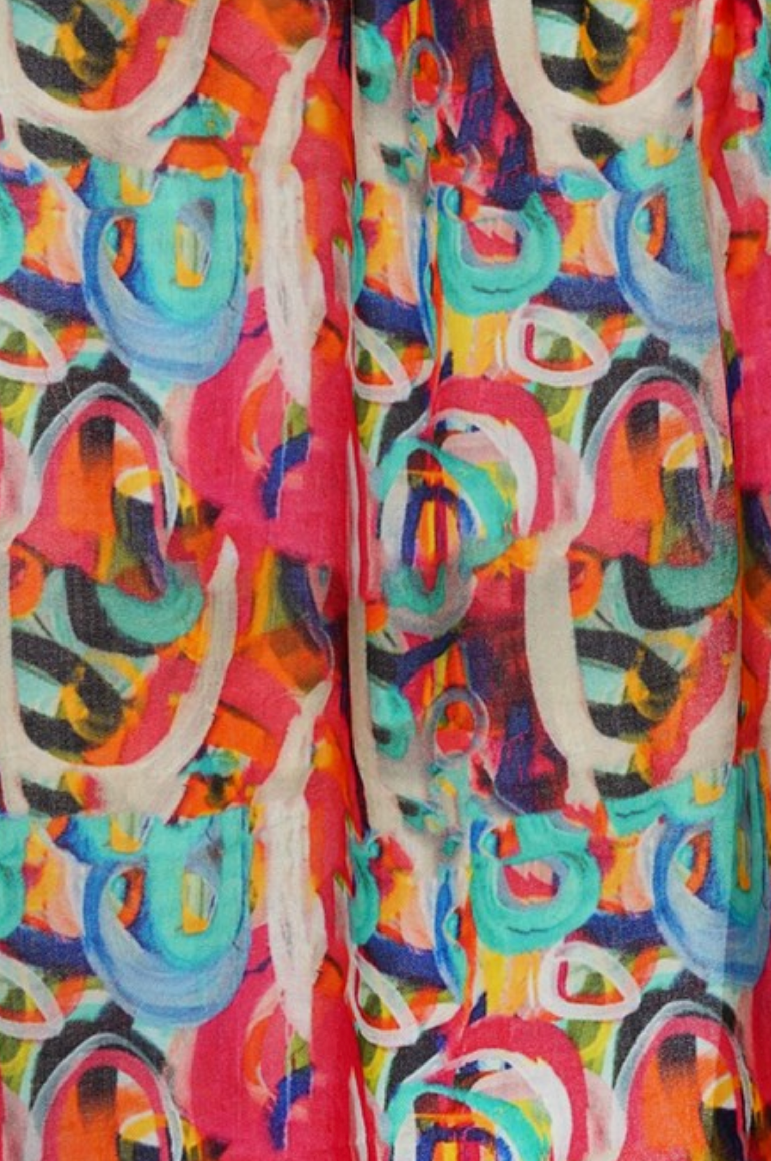 Tradition Textiles Wool Fluro Chains Scarf