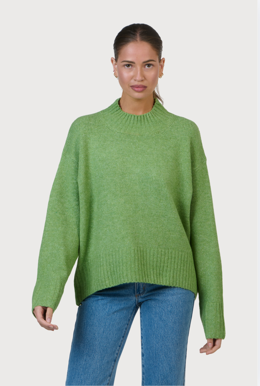 Namastai Cosy Knit Jumper in Caterpillar