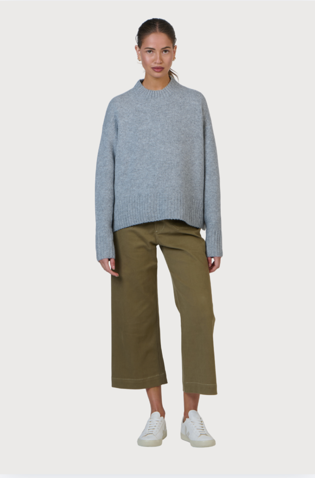 Namastai Cosy Knit Jumper in Silver