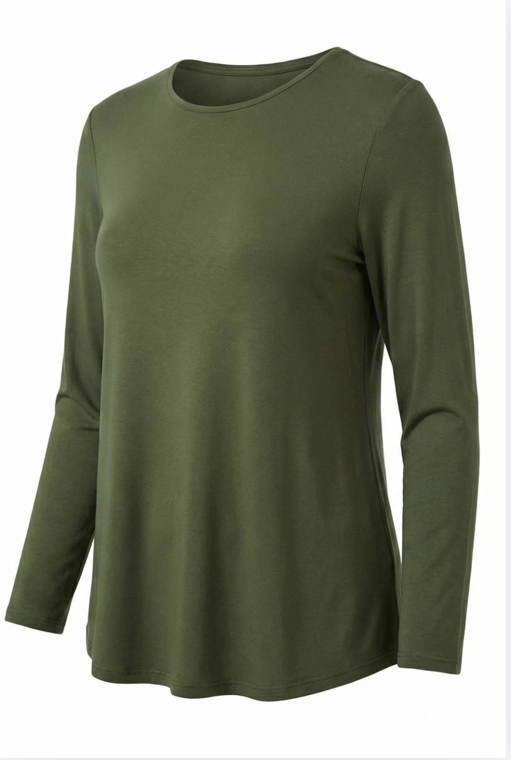 Tani Long Sleeve Cara top in Hunter Green