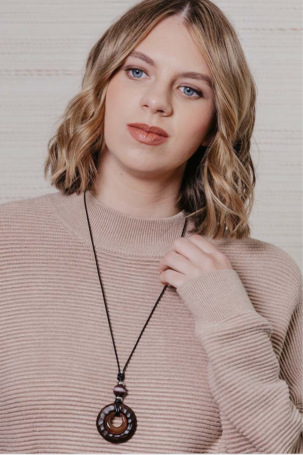 Enhance Accessories Pluto Necklace in Black
