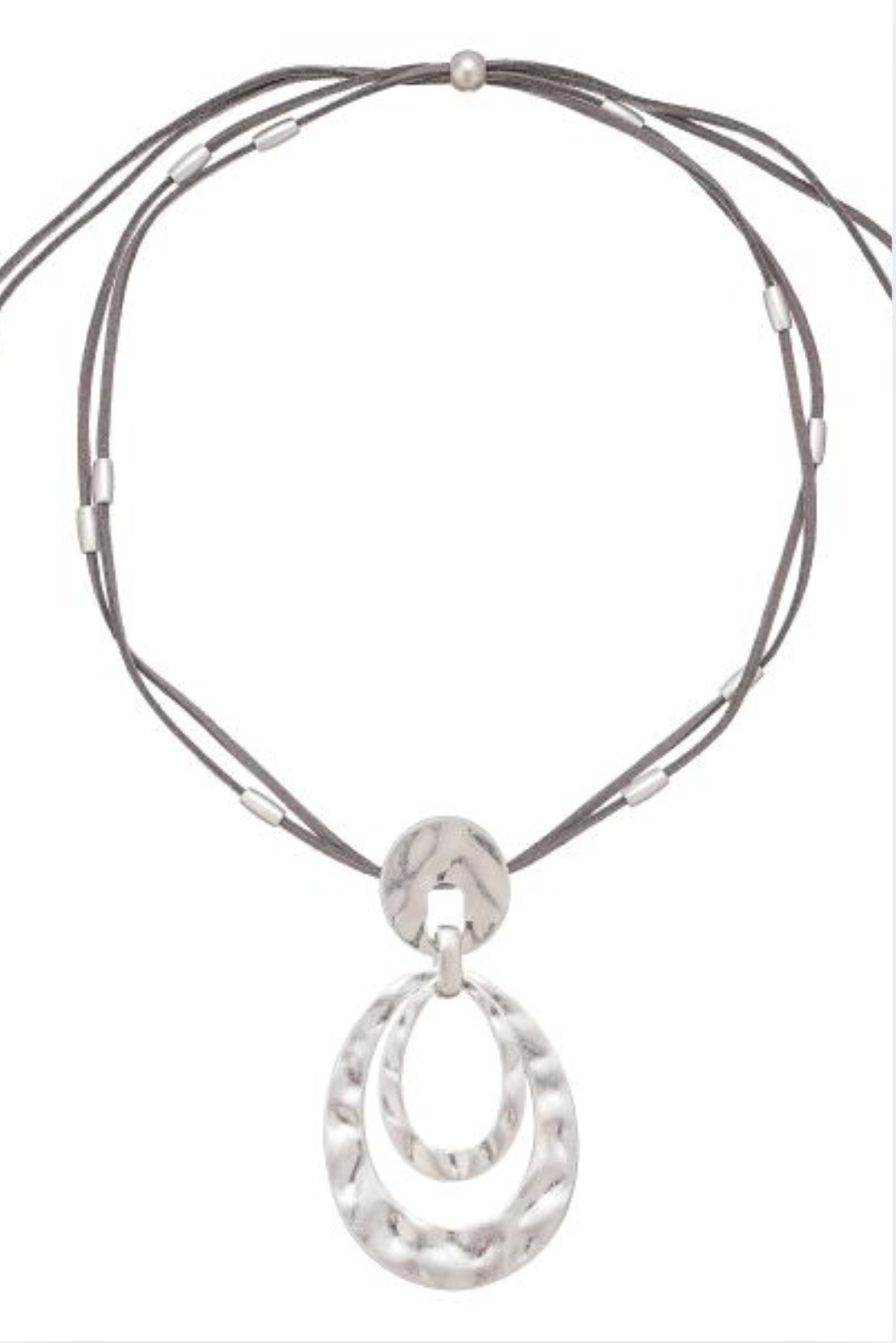 Enhance Accessories Desiree Necklace in Silver